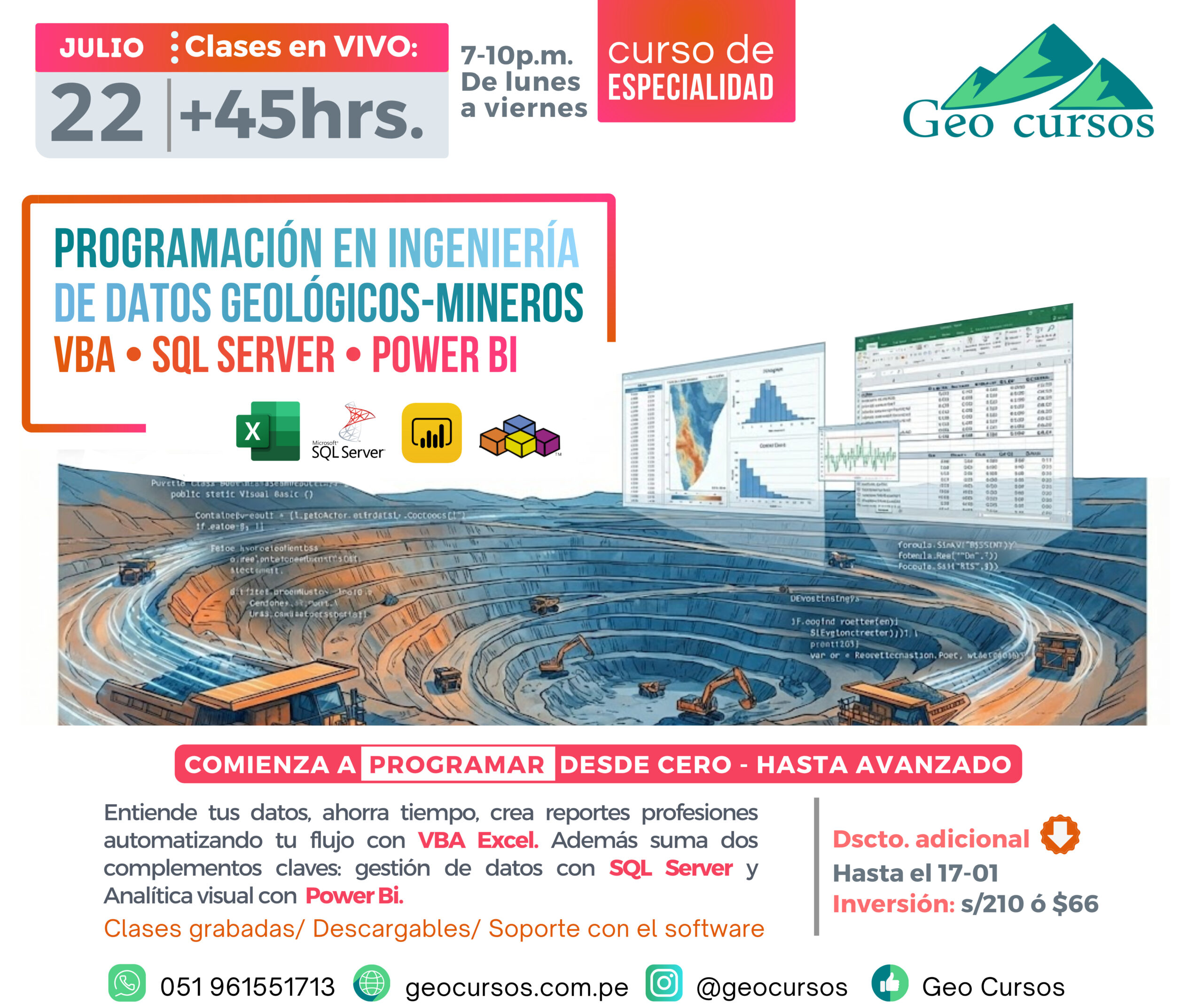 Programación con Visual Basic Excel Aplicado a Geología Minera (VBA-05)