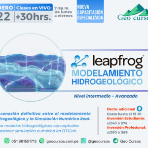 Modelamiento Hidrogeológico con Leapfrog + Hydro